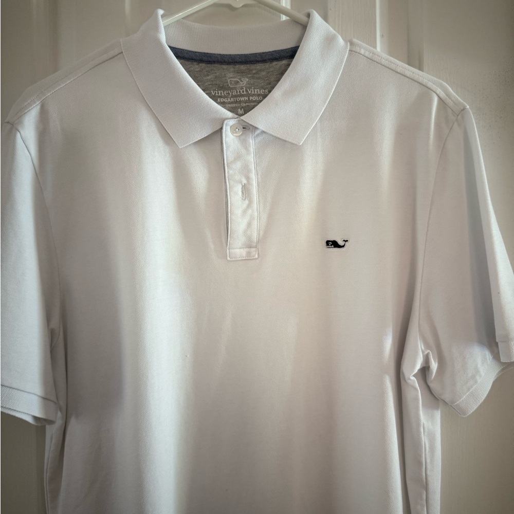 Vineyard Vines Men's White Polo Shirt